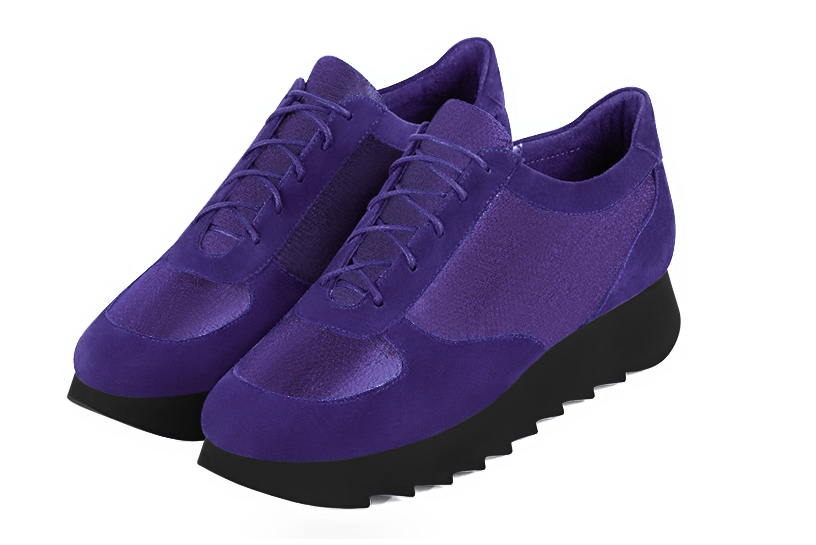 Violet purple dress sneakers for women - Florence KOOIJMAN